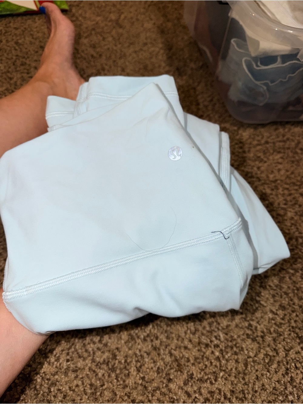 lululemon athletica Pale Blue Women's Leggings